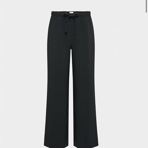 Aritzia Black Wide-Leg Joggers